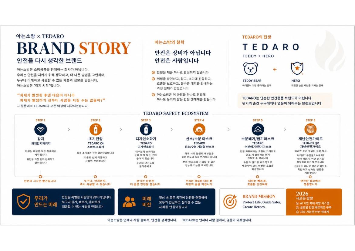 TEDARO 브랜드 스토리